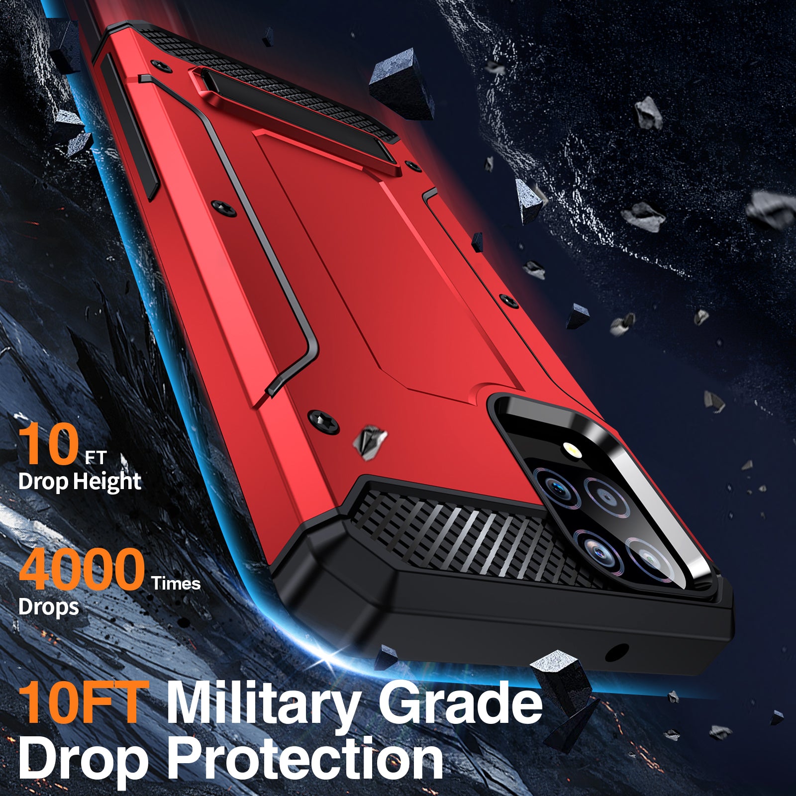 For Samsung Galaxy A12 M12 F12 Kickstand Phone Case Drop-proof TPU PC Phone Cover For Samsung Galaxy A12 M12 F12 Kickstand Phone Case Drop-proof TPU PC Phone Cover